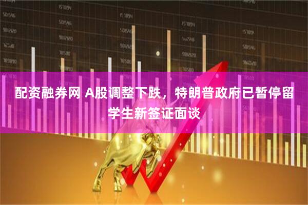 配资融券网 A股调整下跌，特朗普政府已暂停留学生新签证面谈