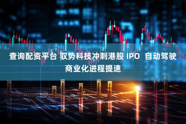 查询配资平台 驭势科技冲刺港股 IPO  自动驾驶商业化进程提速